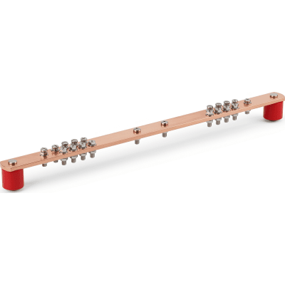 Barra Distribución Tierra Rack 19 in / Cobre 100% / 550A / Aisladores Rojos / 0.64 cm (0.25 in) / J-STD-607-A - Imagen 3