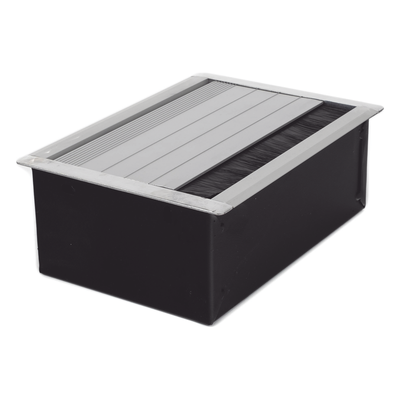 Caja Universal Vacía de 2 Módulos para Instalación en Escritorio (Voz, Datos, Video, Contactos Eléctricos), (No Incluye Accesorios) - Imagen 5