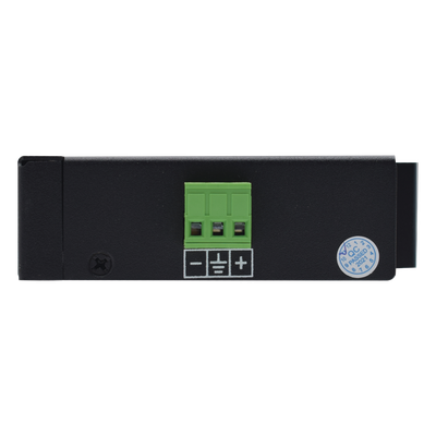 Inyector PoE Industrial / DC entrada 12-57V / PoE salida de Hasta 90W / Carcasa de Metal / Riel DIN / Aplicaciones CCTV - Imagen 3