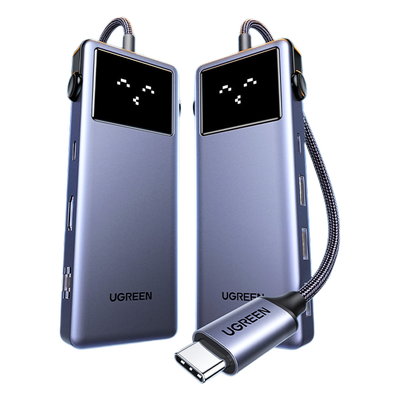 Hub USB-C 7 en 1 / USB-C a HDMI 4K 60Hz / 2x USB-A 3.0 + USB-C 3.0 + USB-A 2.0 / Gigabit Ethernet / PD 100W / Cable 20 cm (7.9 in) - Imagen 3