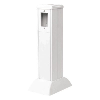 Mini Columna para Concentrar, Distribuir y Ordenar Cables de Energía Eléctrica o Puertos de Datos de Telecomunicaciones (10000-01000) - Imagen 4