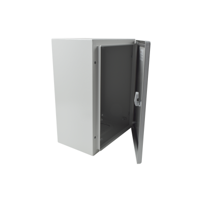 Gabinete de Acero IP66 Uso en Intemperie (300 x 400 x 200 mm) con Placa Trasera Interior de Metal y Compuerta Inferior Atornillable (Incluye Chapa y Llave T). - Imagen 5
