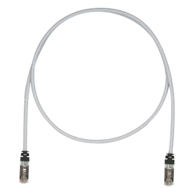 Patch Cord Cat6A, Blindado S/FTP, CM/LS0H, 4.57 Metros (15 Pies), Color Gris