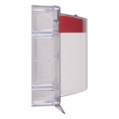 Cubierta Protectora Serie Stopper II® De Policarbonato, Con Bocina, Espaciador Transparente, Etiqueta en Español - Imagen 4