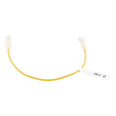 Cable de Parcheo Slim UTP Cat6 - 30 cm (11.81 Pulgadas) Amarillo Diámetro Reducido (28 AWG) - Imagen 7