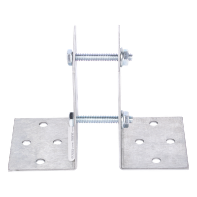 Base Multiposición para postes de paso o esquina / Acero Galvanizado Cal. 12 / 0.36 kg / Kit de Tornillería Incluido / Compatible con 7 Modelos SYSpost - Imagen 3