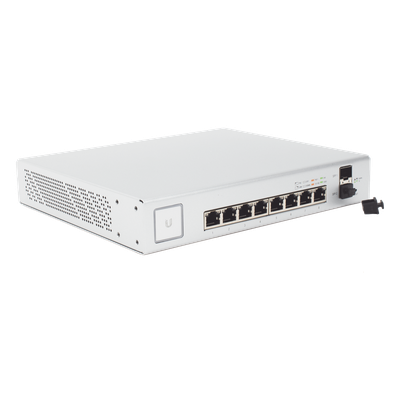 Switch UniFi Administrable de 8 Puertos Gigabit PoE+ 802.3at/af y PoE Pasivo 24V. - Imagen 5