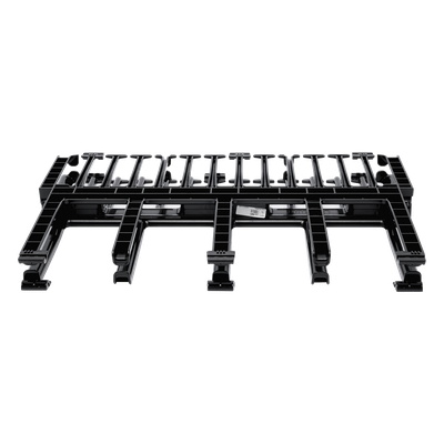 Organizador de Cables Horizontal NetManager de Alta Densidad, Doble (Frontal y Posterior), Para Rack de 19in, 1UR, Color Negro - Imagen 5