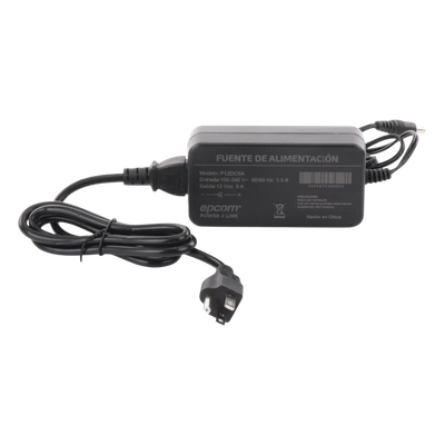 Fuente de poder con Cables de Extensión para Mayor Alcance 12 Vcc / 5 Amperes / Profesional / 0.5 metros a la toma de alimentación / 0.5 metros a la conexión del dispositivo - Imagen 4
