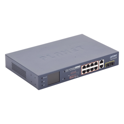 Switch No Administrable 8 Puertos Gigabit con Modo Extender a 250 m, 2 Puertos Uplink 10/100/1000 Mbps, 2 Puertos SFP - Imagen 5