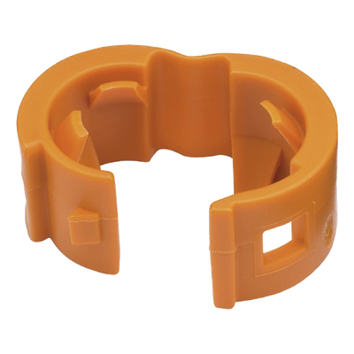 Kit de 25 Clips de Identificación Para Patch Cords, Compatible con Diámetros de 4.7 a 7.8 mm (0.19 a 0.31 Pulgadas), Color Naranja