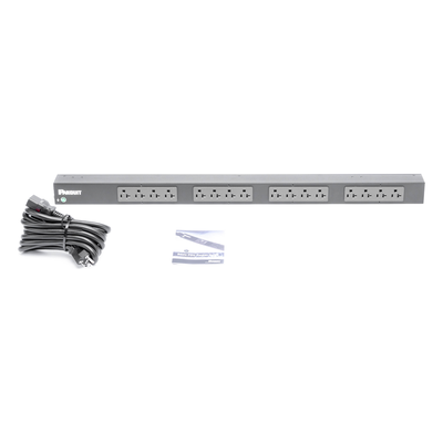 PDU Básico para Distribución de Energía, Enchufe de Entrada NEMA 5-20P, Con 16 Contactos NEMA 5-20R, de Instalación Vertical, 20 Amp, 120 Vca - Imagen 8
