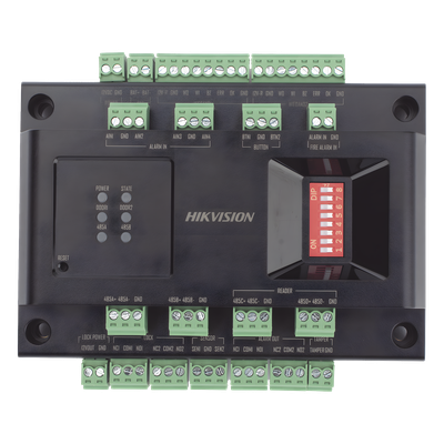 Expansor de 2 Puertas para Paneles de Control de Acceso DS-K27 Series / Comunicación RS-485 / 4 Entradas y 2 Salidas Auxiliares - Imagen 6