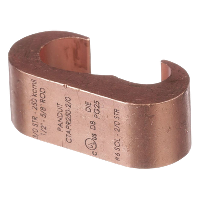 Conector de compresión a tierra de cobre Panduit CTAPR2/0-2-L, 1Pz - Imagen 3