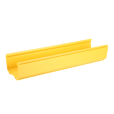 Canaleta FiberRunner™ 6X4, de PVC Rígido, Color Amarillo, 3 m de Largo - Imagen 2