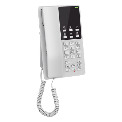 Teléfono IP Hotelero, 2 líneas SIP con 2 cuentas, codec Opus, IPV4/IPV6, color blanco, con gestión en la nube GDMS - Imagen 3