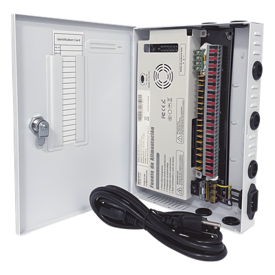 Fuente / 11-15 V / 18 canales / 20 A / Alta tecnología en seguridad / Doble ventilador / Hasta 1.8 Amperes por Salida / Filtro de ruido por canal / Diseño de alta gama. - Imagen 7