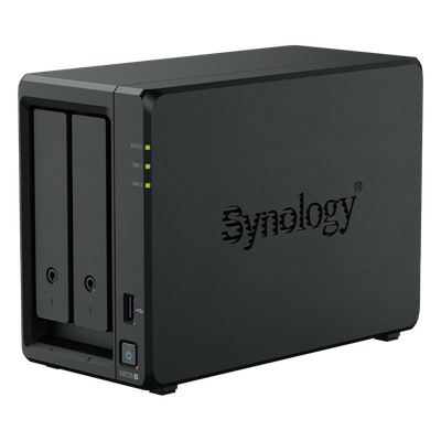 NAS Synology DiskStation DS725+ | 2 Bahías | Expandible hasta 7 Unidades | 2 Ranuras M.2 NVMe | Puerto 2.5GbE | Rendimiento 276 MB/s Lectura y 224 MB/s Escritura | Compatible con Unidad de Expansión DX525.