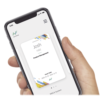 Tarjeta Virtual de   Mantenimiento compatible con lectores Bluetooth de Suprema