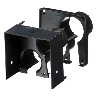 Tapa con 2 Salida a Tubo Corrugado de 1.5in (38mm), Para uso con Canaletas 4X4 FiberRunner™, Color Negro - Imagen 5