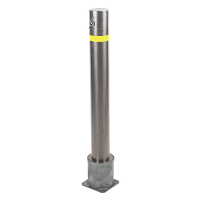 Bolardo Desmontable de Acero Inoxidable  de 900 mm de Altura /  Ideal para aplicaciones de delimitaciones vehiculares y peatonales 