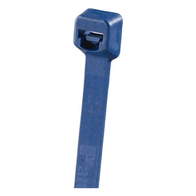 Cincho Pan-Ty® 203mm largo x 3.4mm ancho, Intermedio de Polipropileno y Metal Detectable, Color Azul Oscuro. 100 Piezas