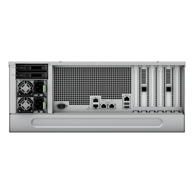 Servidor de Almacenamiento Synology HD6500 High Density 4U | 60 Bahías | Expansión hasta 300 Unidades | Procesadores Dual Intel Xeon Silver 10 Núcleos | Memoria DDR4 ECC RDIMM hasta 512 GB | Redes 10/25GbE | Fibre Channel | Garant& - Imagen 8