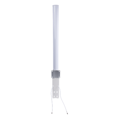 Antena Omnidireccional en 2.4 GHz, Rango de Frecuencias (2.3 - 2.5 GHz), Ganancia de 10 dBi, Doble Polaridad MIMO 2x2, Incluye Jumpers - Imagen 3