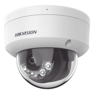 [Dual Light + 2 Micrófonos Integrados] Domo IP 4 Megapixel / Lente 2.8 mm / 30 mts Luz Blanca + 30 mts IR / ACUSENSE / Exterior IP67 / IK10 / WDR 120 dB / PoE / ONVIF / Micro SD / Metal / ACUSEEK