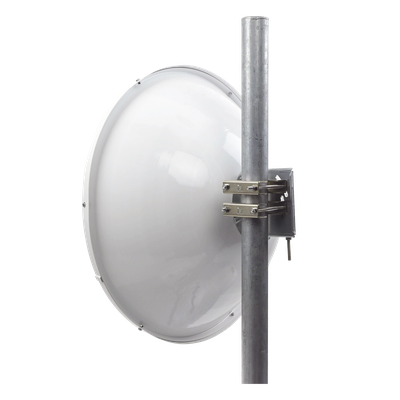 Antena Direccional de Alto Rendimiento/ Parábola profunda para mayor aislamiento al ruido / 29 ± 1 dBi / 4.9 - 6.4 GHz / Conectores N-Hembra / Fácil Montaje y Soporte de acero inoxidable / Radomo Incluido - Imagen 7