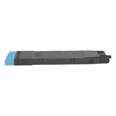 Cassette HD Flex Para 12 Fibras Multimodo OM4, de MPO a 6 Conectores LC Duplex, Color Aqua - Imagen 4