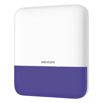 (AX PRO) Sirena Inalámbrica con Estrobo Azul para Exterior IP65 / 110 dB