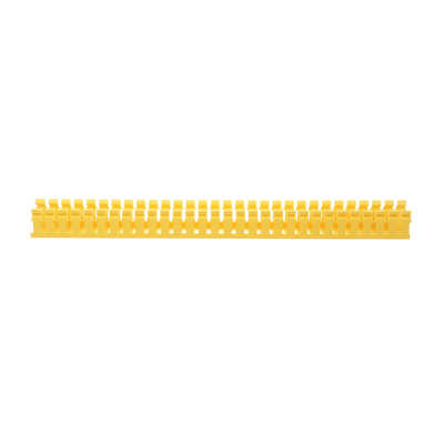 Canaleta Ranurada de PVC sin Tapa, Tipo H (Tapa Abisagrada), 2 in de Ancho, 2 in de Alto y 3048 mm de Largo, Color Amarillo - Imagen 3