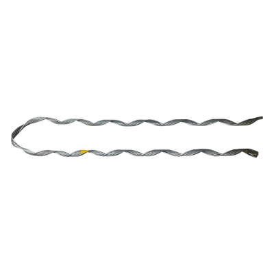 Remate Preformado de Acero Galvanizado para fibra Mini-ADSS, Diámetros 6-7 mm (Estructura de 4 hilos con Polvo Abrasivo) 