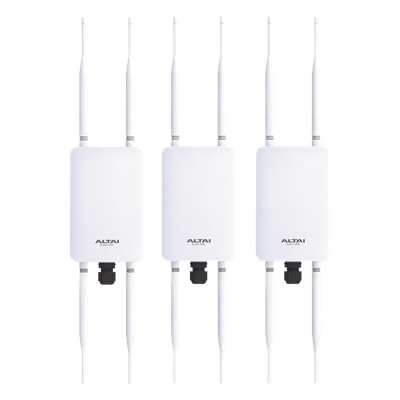 Kit 3 Puntos de Acceso CX-200, Wave2, Dual Band, Antenas Omnidireccionales 5 dBi