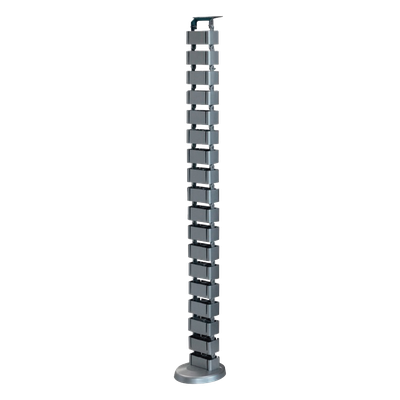 Organizador de Cables Vertical Articulado, Ideal para Llevar los Cables del Piso a Mesa o a la Cubierta del Escritorio de Manera Segura - Imagen 3