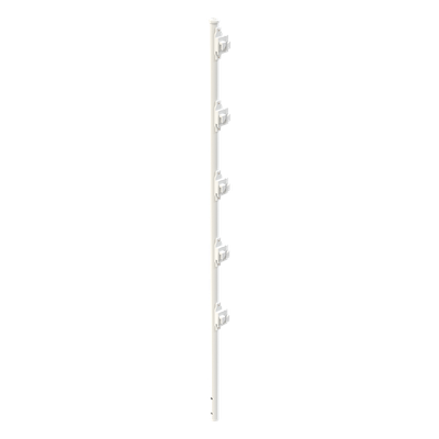 Poste para Cerca Electrificada / 5 Aisladores de Paso / Acero Galvanizado Cal. 18 / 1.2 m (3.9 ft) / Fijación Directa en Concreto