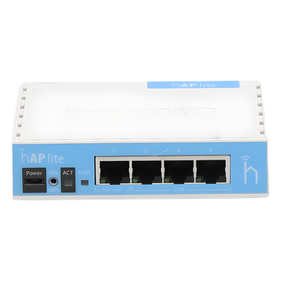 (hAP Lite) 4 Puertos Fast Ethernet y Wi-Fi 2.4 GHz 802.11 b/g/n - Imagen 5