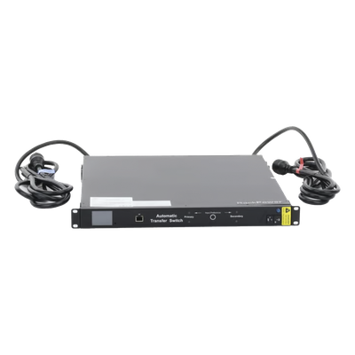PDU Monitoreable de Transferencia Automática ATS (Fuente Redundante), Con 10 Salidas 5-15R, Enchufes de Entrada L5-20P, Instalación Horizontal de 19in, 1UR, 20 Amp, 120 Vca - Imagen 4
