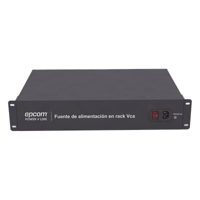 Fuente 24 Vca / Industrial / Tipo RACK / 20 Amperes / 16 salidas / 1.25 Amperes por salida administrada / 2.5 Amperes por salida máxima