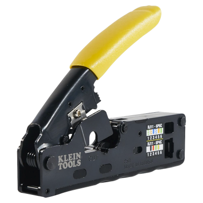 Ponchadora/Pelacables/Cortacables Compacta con Matraca para Conectores RJ45 y RJ11/RJ12. - Imagen 4
