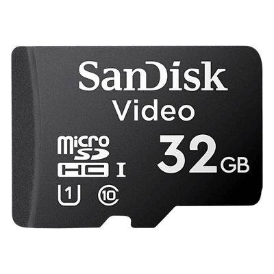 Memoria microSD SanDisk 32GB / Alta Resistencia / Videovigilancia / Clase 10
