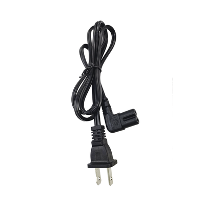 Cable de Alimentación Eléctrica para 120-240 Vca / 1 Metro (3.28 Pies) / 2 Clavijas Tipo Americano / Conector en Forma Tipo L - Imagen 3