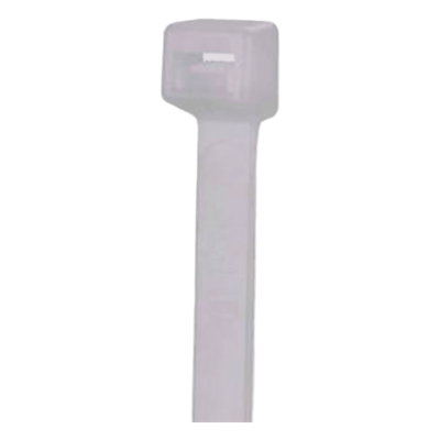 Brida de Nylon 6.6 / 206 mm (8.1 in) x 7.6 mm / Exterior Resistente a UV / Paquete 50 pz / AH-2 Plenum