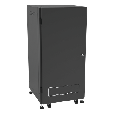 Gabinete Profesional para Telecomunicaciones de 19in, Instalación a Piso, 24UR, 600 mm Profundidad, Se envía el Gabinete Armado. - Imagen 3
