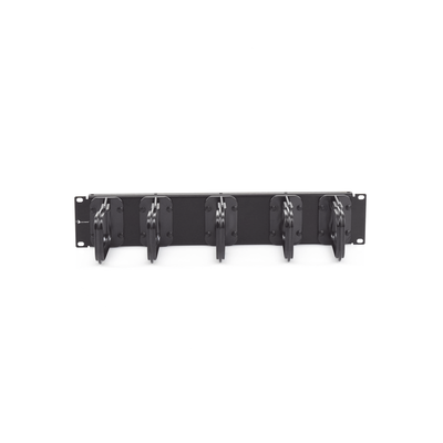 Organizador de cable, para montaje aéreo, con 5 soportes, 2UR - Imagen 4