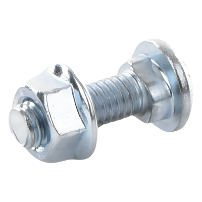 Tornillo + tuerca milimétrico, con acabado Electro Zinc - Imagen 3