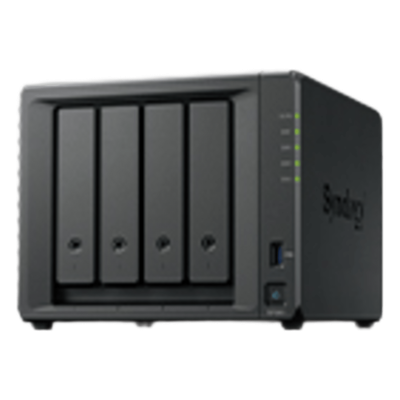 NAS Dispositivo de Protección de Datos Synology ActiveProtect DP340 | 14.5 TB de Capacidad de Copia de Seguridad | RAID 5 con 4 HDD de 8 TB | RAID 1 con 2 SSD de 400 GB | Puerto RJ-45 de 10 GbE | Protección contra Ransomware | Inmutabilidad 
