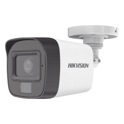 [Dual Light + ColorVu] Bala TURBOHD 2 Megapixel (1080p) / Lente 2.8 mm / 30 mts IR EXIR + 20 mts Luz Blanca / Micrófono Integrado / Gran Angular 101° / Exterior IP67 / 4 Tecnologías