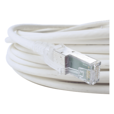 Patch Cord Z-MAX Cat6A S/FTP, CM/LS0H, 15.24 Metros (50 Pies), Color Blanco - Imagen 5